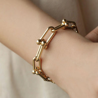 Elegance U-Armband gold